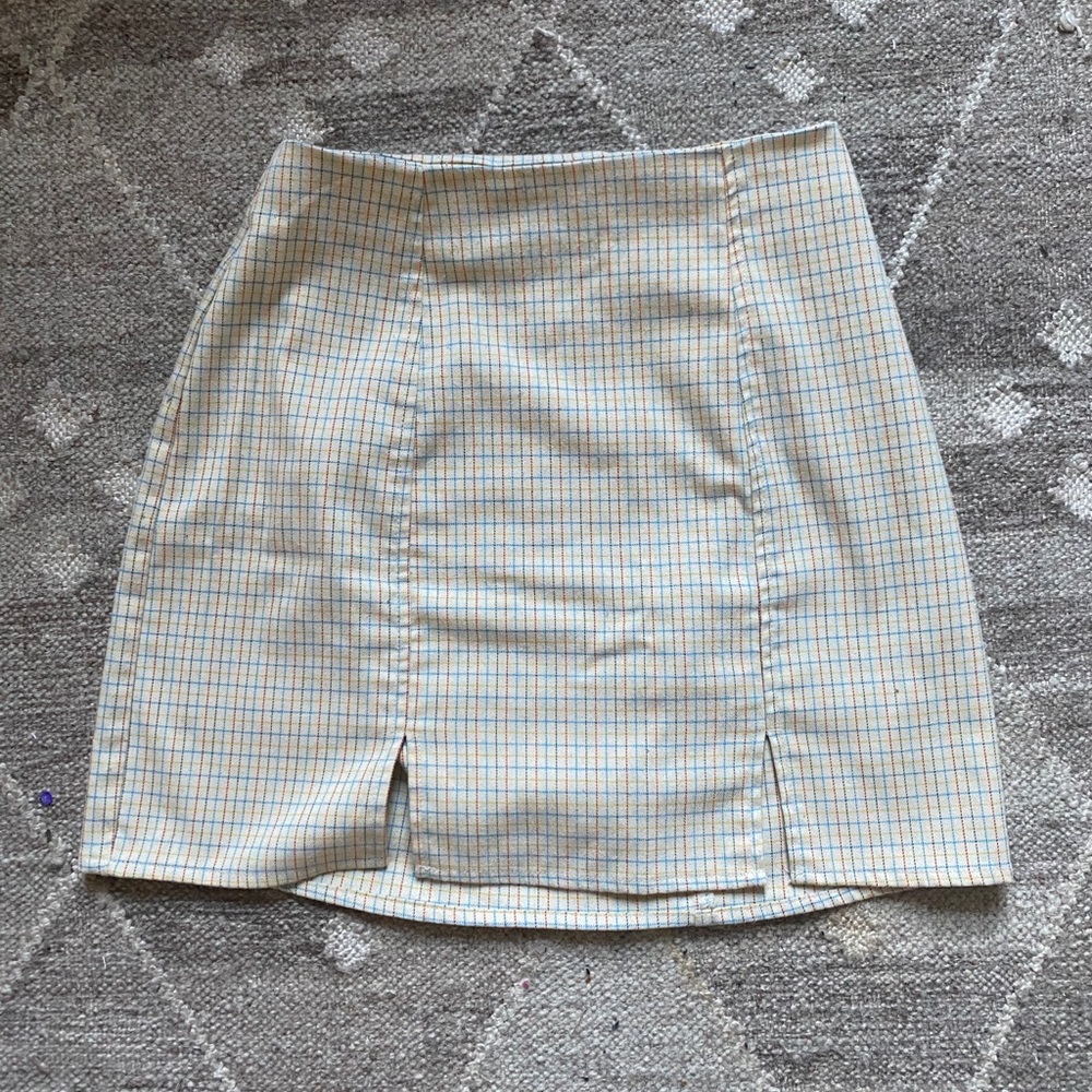 Urban Outfitters Graph Paper Miniskirt